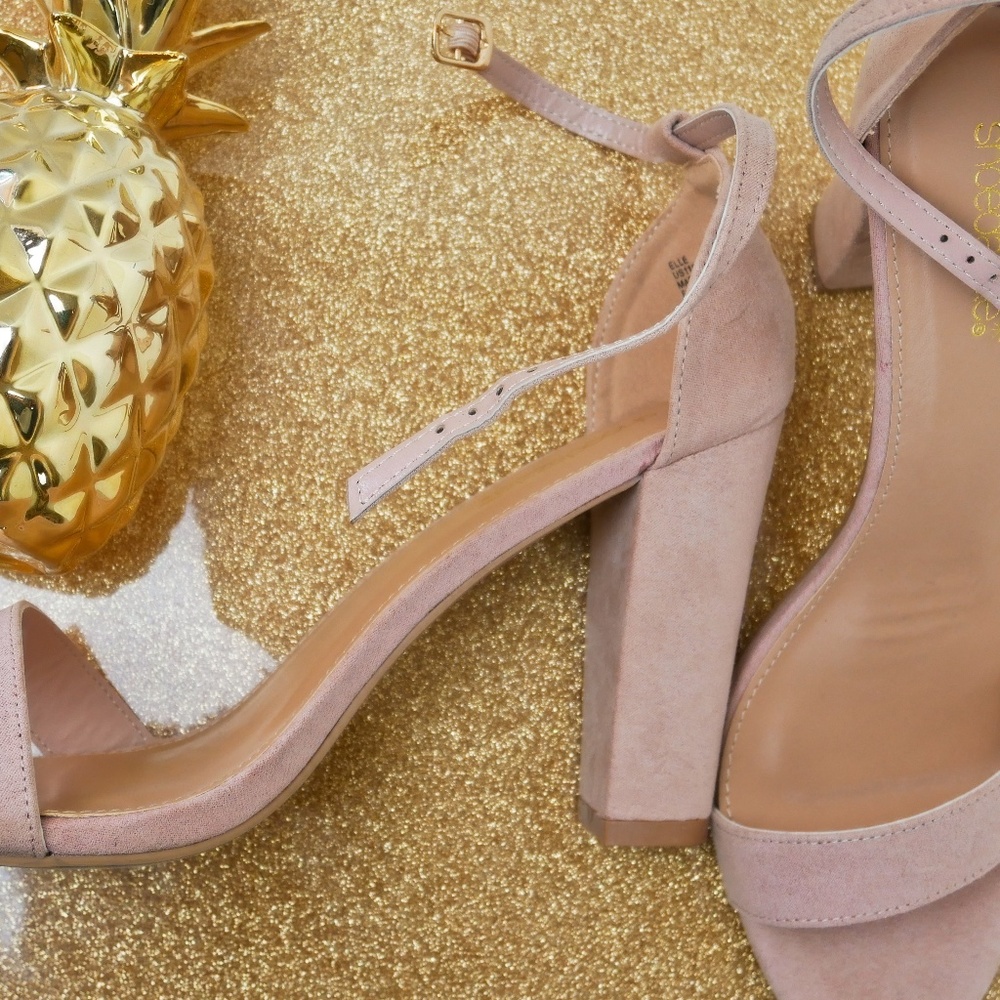 Pink Strap Heels